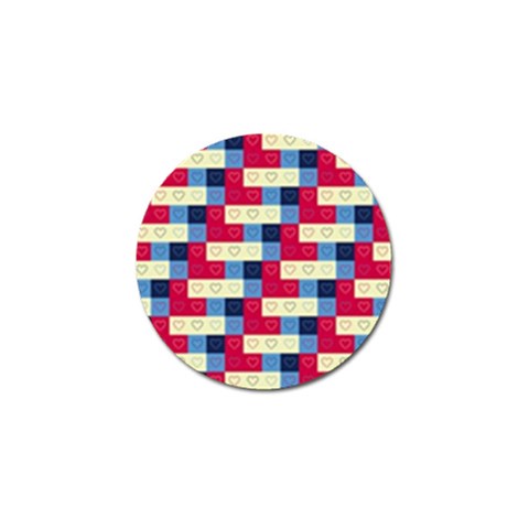 Hearts Golf Ball Marker from ArtsNow.com Front