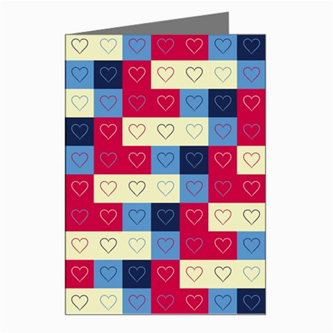 Hearts Greeting Card (8 Pack) from ArtsNow.com Left