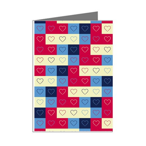 Hearts Mini Greeting Card (8 Pack) from ArtsNow.com Right