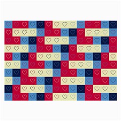 Hearts Glasses Cloth (Large, Two Sided) from ArtsNow.com Front