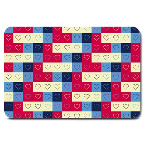 Hearts Large Door Mat from ArtsNow.com 30 x20  Door Mat