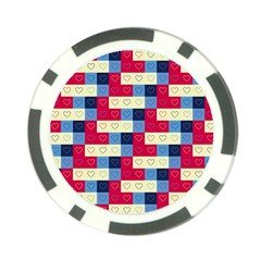 Hearts Poker Chip from ArtsNow.com Front