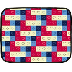 Hearts Mini Fleece Blanket (Two Sided) from ArtsNow.com 35 x27  Blanket Front