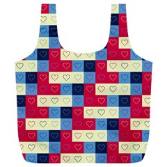 Hearts Reusable Bag (XL) from ArtsNow.com Back