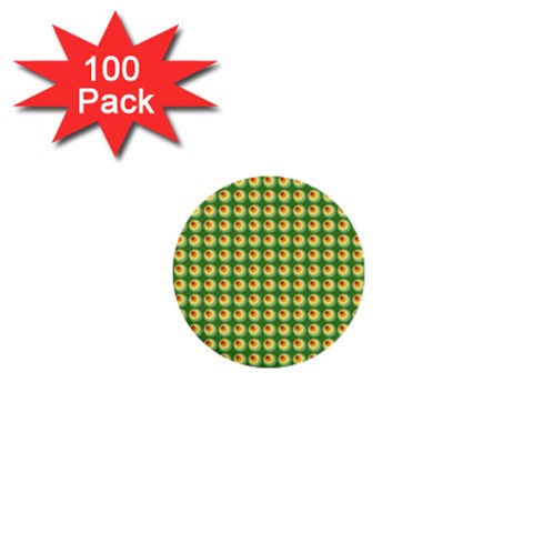 Retro 1  Mini Button (100 pack) from ArtsNow.com Front