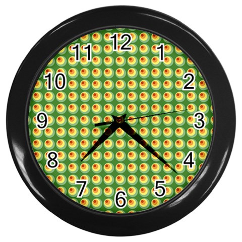 Retro Wall Clock (Black) from ArtsNow.com Front