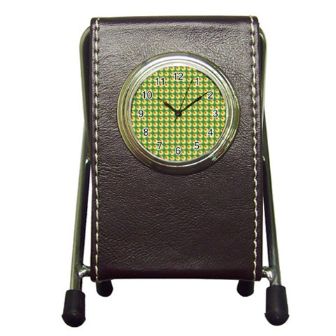 Retro Stationery Holder Clock from ArtsNow.com Front