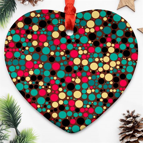 Retro Heart Ornament from ArtsNow.com Front