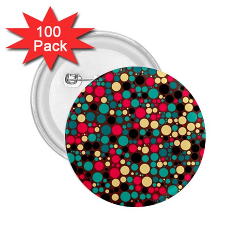 Retro 2.25  Button (100 pack) from ArtsNow.com Front