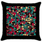 Retro Black Throw Pillow Case