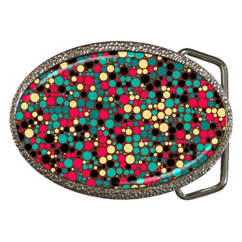 Retro Belt Buckle (Oval) from ArtsNow.com Front