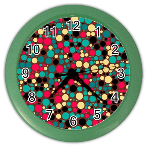 Retro Wall Clock (Color) from ArtsNow.com Front