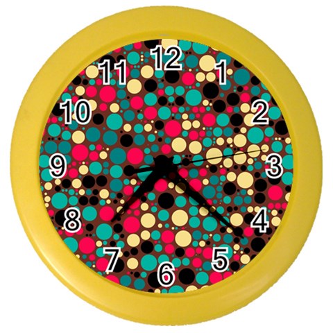 Retro Wall Clock (Color) from ArtsNow.com Front