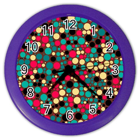 Retro Wall Clock (Color) from ArtsNow.com Front