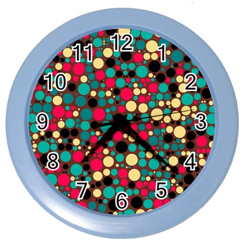 Retro Wall Clock (Color) from ArtsNow.com Front