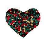 Retro 16  Premium Heart Shape Cushion 