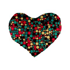 Retro 16  Premium Heart Shape Cushion  from ArtsNow.com Back