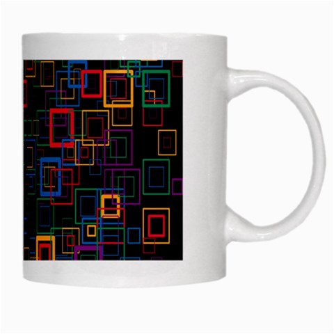 Retro White Coffee Mug from ArtsNow.com Right