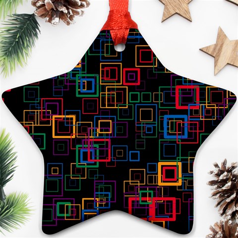 Retro Star Ornament (Two Sides) from ArtsNow.com Back