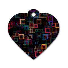 Retro Dog Tag Heart (Two Sided) from ArtsNow.com Back