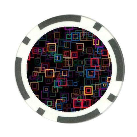 Retro Poker Chip from ArtsNow.com Back