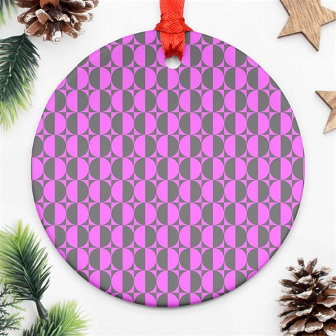 Retro Round Ornament from ArtsNow.com Front