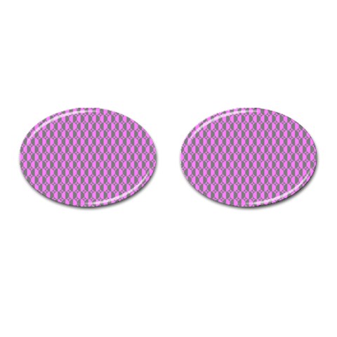 Retro Cufflinks (Oval) from ArtsNow.com Front(Pair)