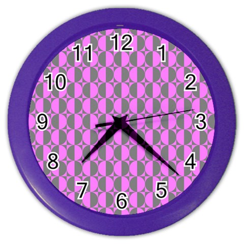 Retro Wall Clock (Color) from ArtsNow.com Front