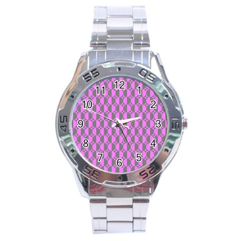 Retro Stainless Steel Watch from ArtsNow.com Front