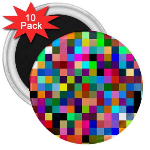 Tapete4 3  Button Magnet (10 pack) from ArtsNow.com Front