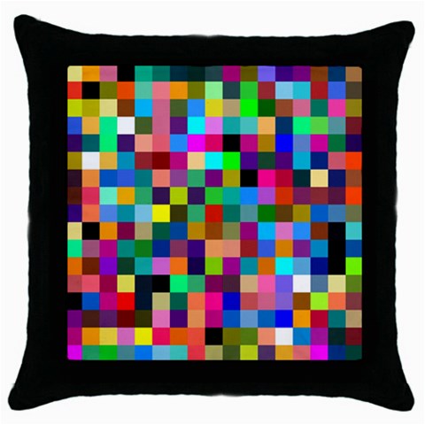 Tapete4 Black Throw Pillow Case from ArtsNow.com Front