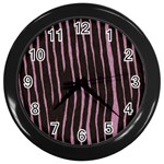 Zebra Wall Clock (Black)