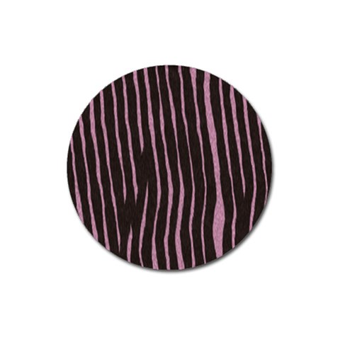 Zebra Magnet 3  (Round) from ArtsNow.com Front