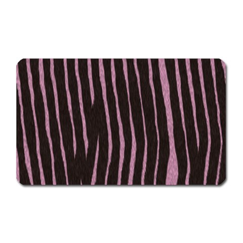 Zebra Magnet (Rectangular) from ArtsNow.com Front