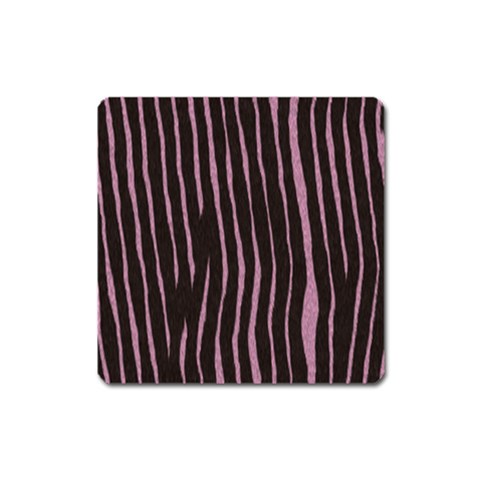 Zebra Magnet (Square) from ArtsNow.com Front