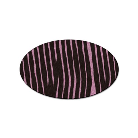 Zebra Sticker Oval (100 pack) from ArtsNow.com Front