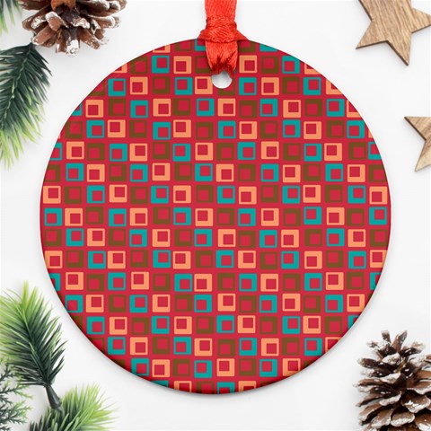 Retro Round Ornament from ArtsNow.com Front