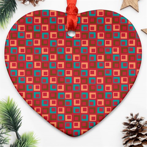 Retro Heart Ornament (Two Sides) from ArtsNow.com Back