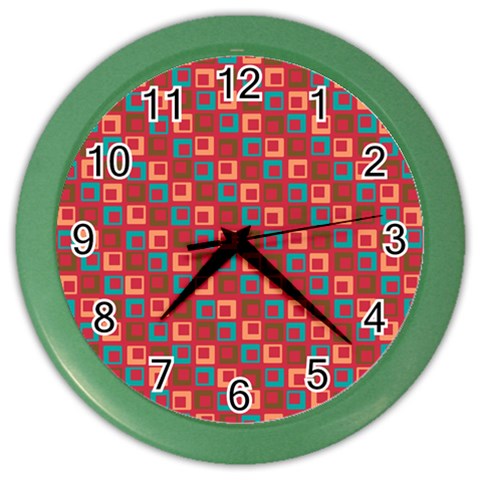 Retro Wall Clock (Color) from ArtsNow.com Front