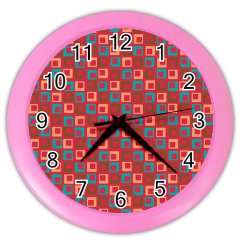 Retro Wall Clock (Color) from ArtsNow.com Front