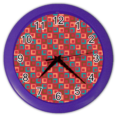 Retro Wall Clock (Color) from ArtsNow.com Front