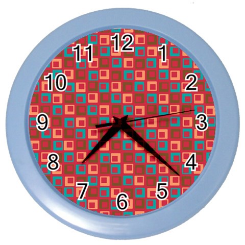 Retro Wall Clock (Color) from ArtsNow.com Front