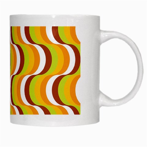 Retro White Coffee Mug from ArtsNow.com Right