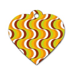 Retro Dog Tag Heart (Two Sided) from ArtsNow.com Front