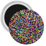 Color 3  Button Magnet