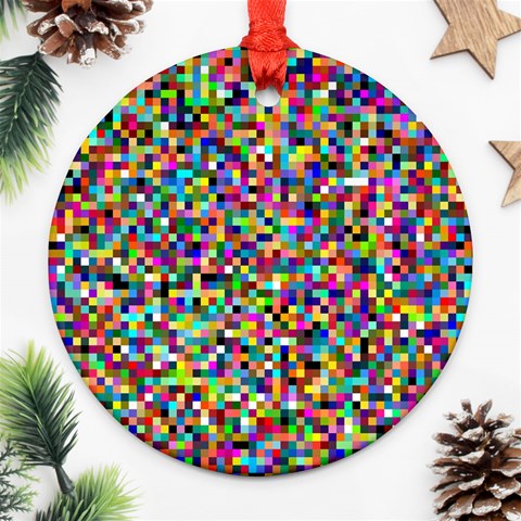 Color Round Ornament from ArtsNow.com Front