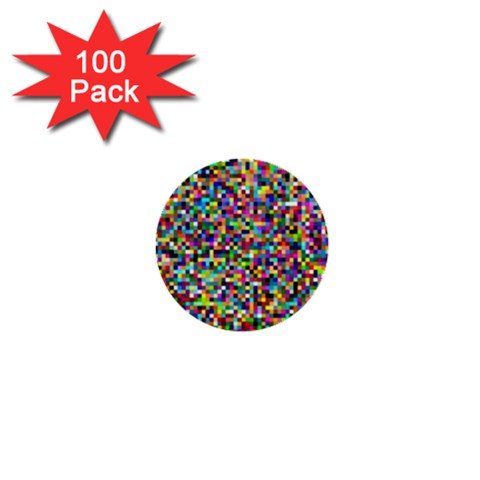 Color 1  Mini Button (100 pack) from ArtsNow.com Front