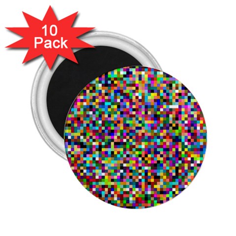 Color 2.25  Button Magnet (10 pack) from ArtsNow.com Front