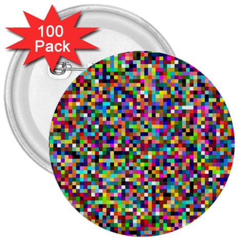 Color 3  Button (100 pack) from ArtsNow.com Front