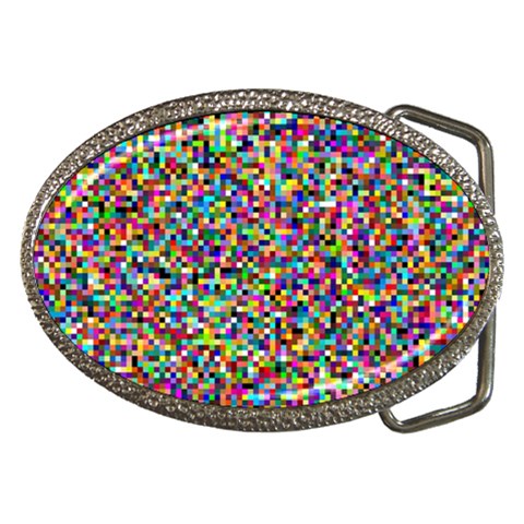 Color Belt Buckle (Oval) from ArtsNow.com Front